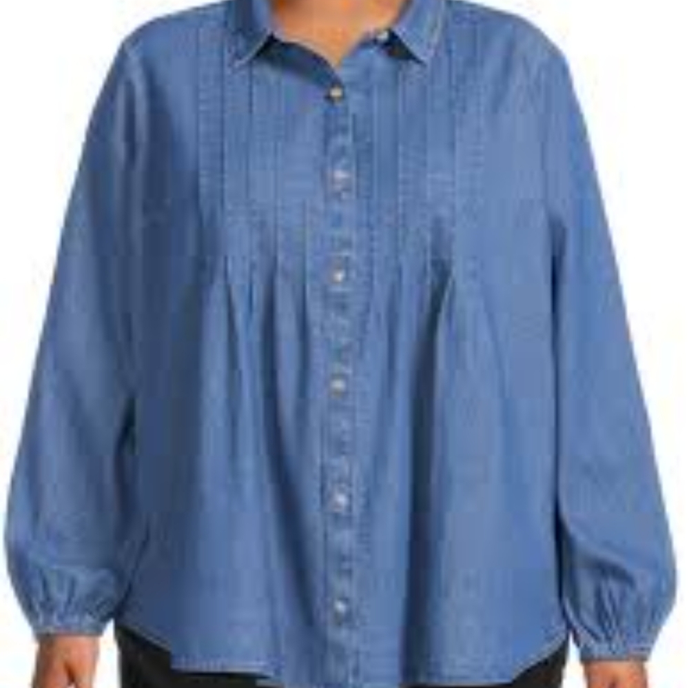 Denim shirt Terra size 3x